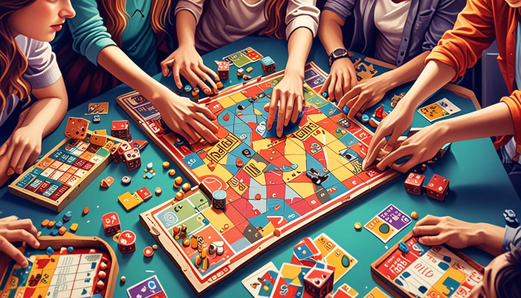 The role of cooperative board games in developing attention and focus in groups of friends